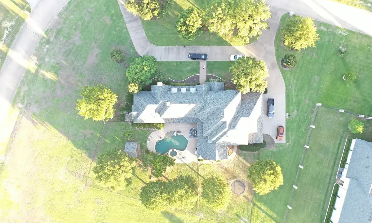 New shingle roof installation on a home in Primera